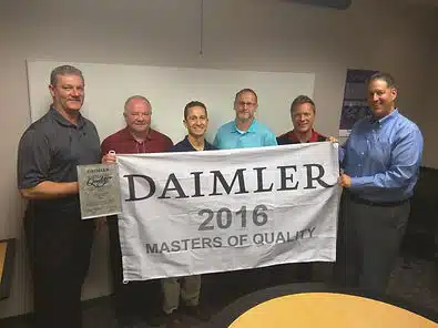 2016 Daimler Quality Award